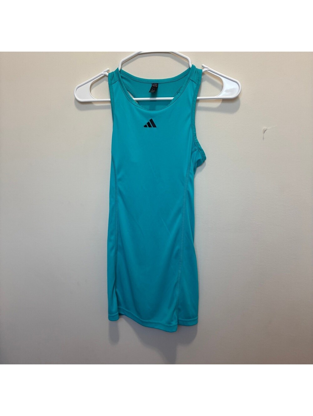 Adidas AeroReady Turquoise Athletic Tank Dress Womens Small